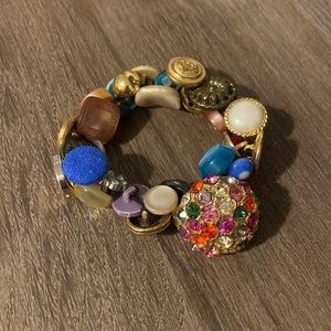 Funky button bracelet